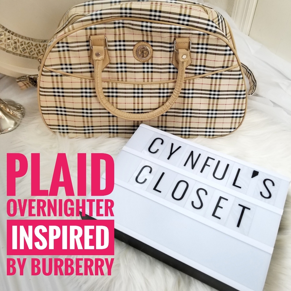 Similar to Burberry overnight bag